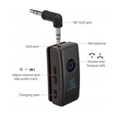 Δέκτης Μουσικής Bluetooth Αυτοκινήτου Scosche (Hands-Free) Aux Mini Jack 3,5mm Με Μικρόφωνο ΒΤR3-SΡ 1 Τεμάχιο