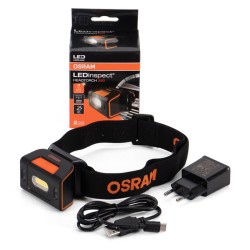 Φακός Κεφαλής Εργασίας Επαναφορτιζόμενος Led Με Αισθητήρα Κίνησης Flexible Head Torch 250 lm Osram LEDIL404 Φακός Κεφαλής Εργασίας Επαναφορτιζόμενος Led Με Αισθητήρα Κίνησης Flexible Head Torch 250 lm Osram LEDIL404