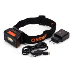 Φακός Κεφαλής Εργασίας Επαναφορτιζόμενος Led Με Αισθητήρα Κίνησης Flexible Head Torch 250 lm Osram LEDIL404 Φακός Κεφαλής Εργασίας Επαναφορτιζόμενος Led Με Αισθητήρα Κίνησης Flexible Head Torch 250 lm Osram LEDIL404