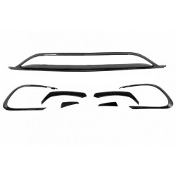 Splitters Μπροστινού Προφυλακτήρα Για Mercedes-Benz CLA W117 Facelift 16-18  Με Amg Line Προφυλακτήρα Piano Black 8 Τεμάχια