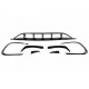 Splitters Μπροστινού Προφυλακτήρα Για Mercedes-Benz CLA W117 Facelift 16-18  Με Amg Line Προφυλακτήρα Piano Black 8 Τεμάχια