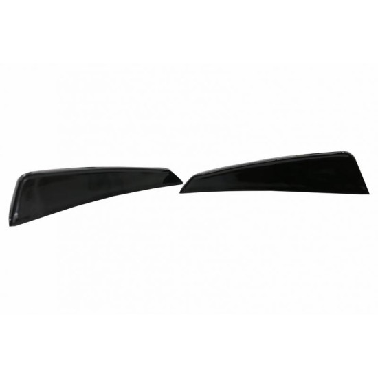 Splitters Μπροστινού Προφυλακτήρα Για Mercedes-Benz CLA W117 Facelift 16-18  Με Amg Line Προφυλακτήρα Piano Black 8 Τεμάχια