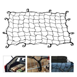 Δίχτυ Πρόσδεσης Αποσκευών Με Γάντζους Small 80 x 35 cm Μέγιστη Επέκταση 160 x 70cm