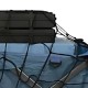Δίχτυ Πρόσδεσης Αποσκευών Με Γάντζους Small 80 x 35 cm Μέγιστη Επέκταση 160 x 70cm