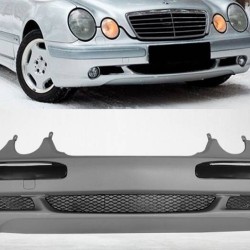 Μπροστινός Προφυλακτήρας Για Mercedes-Benz E-Class W210 99-02 Amg Look Με Προβολάκια