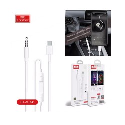 Καλώδιο Ήχου Aux 3.5mm Σε Type-C 1m AUX41 Earldom 1 Τεμάχιο