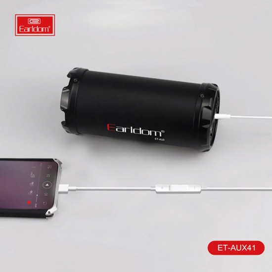 Καλώδιο Ήχου Aux 3.5mm Σε Type-C 1m AUX41 Earldom 1 Τεμάχιο