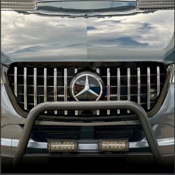 Μάσκα Για Mercedes-Benz Sprinter W907 18-26 GT Amg Panamericana Μαύρο/Χρώμιο 1 Τεμάχιο Μάσκα Για Mercedes-Benz Sprinter W907 18-26 GT Amg Panamericana Μαύρο/Χρώμιο 1 Τεμάχιο