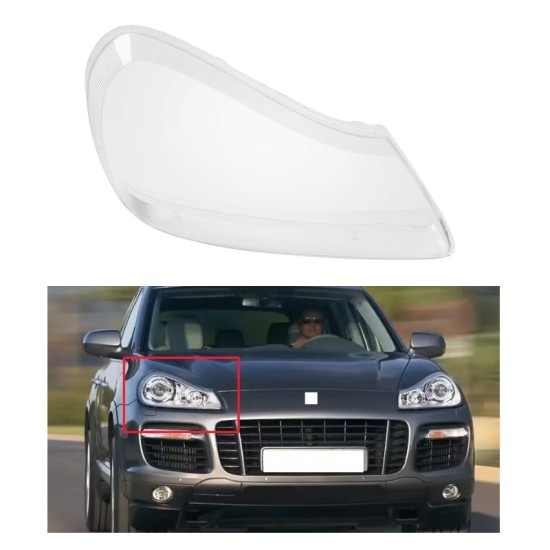 Κρύσταλλο Φαναριού Δεξί Για Porsche Cayenne 9PA Facelift 07-10 1 Τεμάχιο