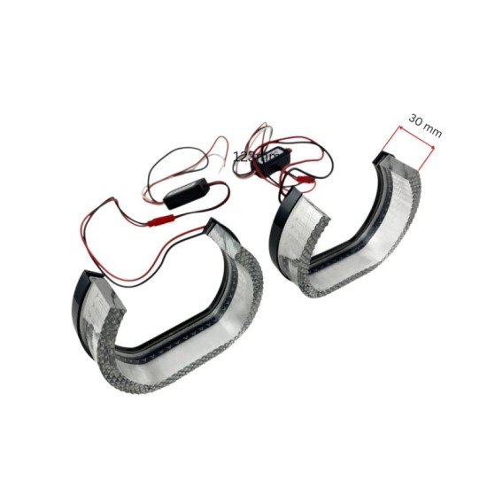 Καπάκι Για Προτζέκτορα 3.0" Τετράγωνο Matrix M12 Με Led DRL 1 Τεμάχιο Καπάκι Για Προτζέκτορα 3.0" Τετράγωνο Matrix M12 Με Led DRL 1 Τεμάχιο