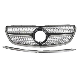 Μάσκα Για Mercedes-Benz Vito W447 20+ Diamond Look Χρώμιο/Μαύρο 1  Τεμάχιο
