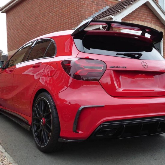 Πισινός Προφυλακτήρας Για Mercedes-Benz A-Class W176 12-18 Amg A45s Facelift Look
