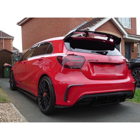 Πισινός Προφυλακτήρας Για Mercedes-Benz A-Class W176 12-18 Amg A45s Facelift Look