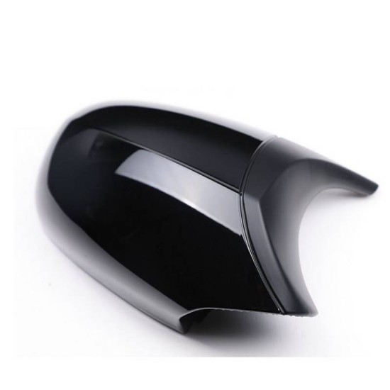 Καπάκια Καθρεφτών Για Bmw 1 E87/E81/E82/E88, 3 E90, E91 05-08 / E92, E93 06-10 M3/M4 Look Μαύρο Γυαλιστερό & Ματ 2 Τεμάχια
