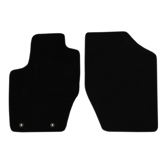 Πατάκια Αυτοκινήτου Μοκέτα ΓιαPeugeot 307 2001-2008 Black 2 Pieces