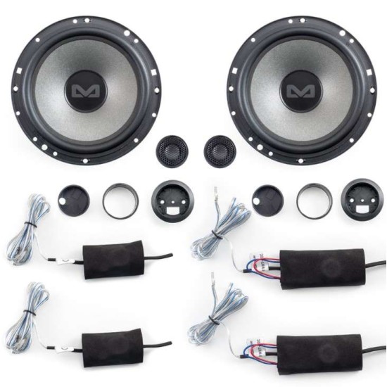 Ampire SDC165 Διαιρούμενα Ηχεία Αυτοκινήτου 6,5" 80W RMS (Ζευγάρι) Διαιρούμενη Μονάδα-