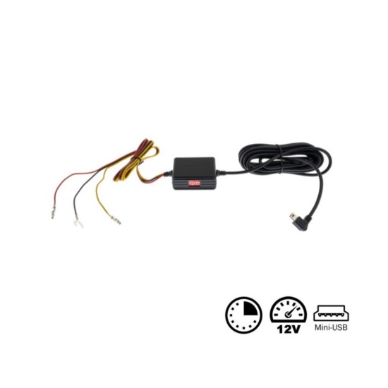 Ampire ACC2 Τροφοδοτικό για DASH CAM με MINI-USB-