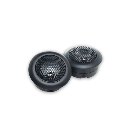 Powerbass L-1A Tweeter με θόλο αλουμινίου 1" 50W RMS (Ζεύγος)-