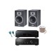 Πακέτο PIMA33 Black με CD Player PD-10AE, Ενισχυτή A-10AE, Ηχεία Tempus 33 και Καλώδια (Σετ)-