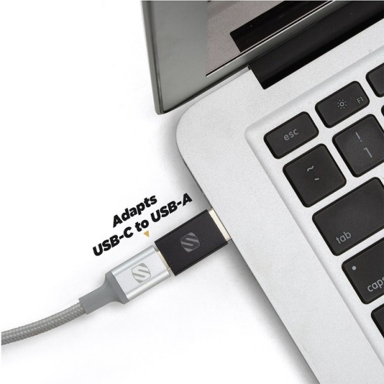 Scosche ACA-2PKSP USB-A TO USB-C™ Adapter 2-Pack-