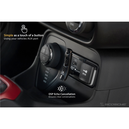 Scosche BTAXS2R MotorMouth III Bluetooth Handsfree Car Κιτ & Audio Streaming-