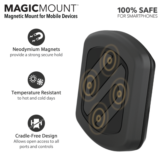 Scosche MAGDMI MagicMount Dash Μαγνητική Βάση Φορητών Συσκευών-