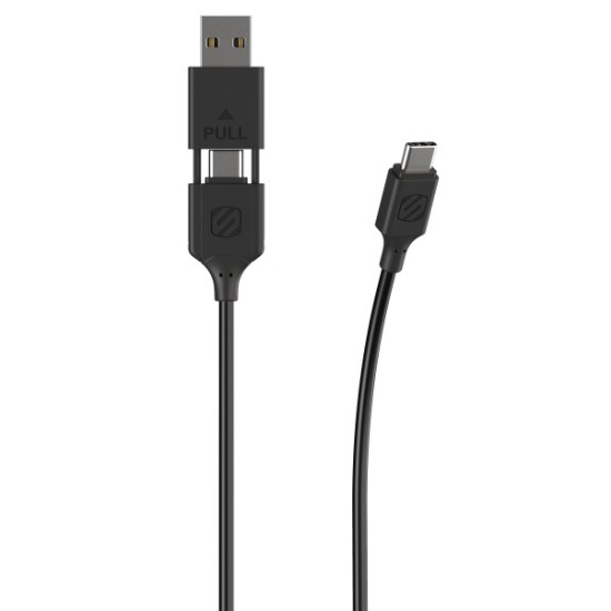 Scosche CCA4-SP Strikeline 2-in-1 Charge & Sync Cable-