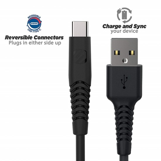 Scosche HDCA24 Καλώδιο Φόρτισης USB-C, 1.2m-