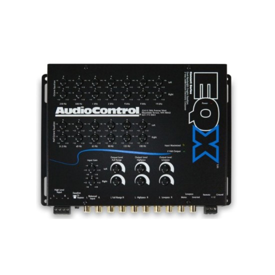 Audiocontrol EQX Concert Series Equalizer/Crossover BLACK-