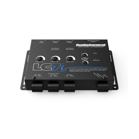 Audiocontrol LC7i 6 Channel Converter/AccuBASS BLACK-