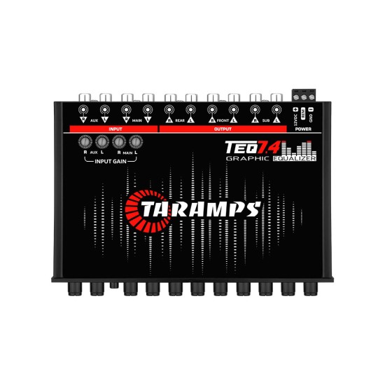 Taramps TEQ 7.4 STEREO 7-BAND GRAPHIC EQUALIZER Taramps TEQ 7.4 STEREO 7-BAND GRAPHIC EQUALIZER