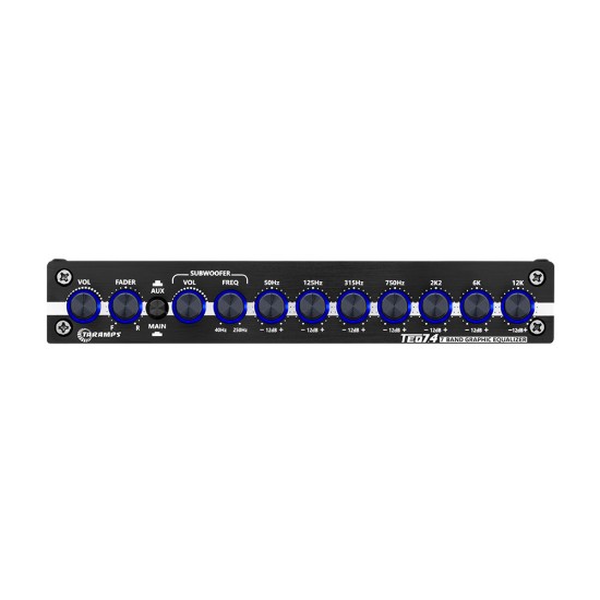 Taramps TEQ 7.4 STEREO 7-BAND GRAPHIC EQUALIZER Taramps TEQ 7.4 STEREO 7-BAND GRAPHIC EQUALIZER