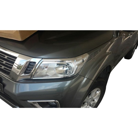 ΕΜΠΡΟΣΘΙΕΣ ΓΡΙΛΙΕΣ ΦΑΝΑΡΙΩΝ ΧΡΩΜΙΟΥ GR 103 NISSAN NAVARA D23 NP300 2016+