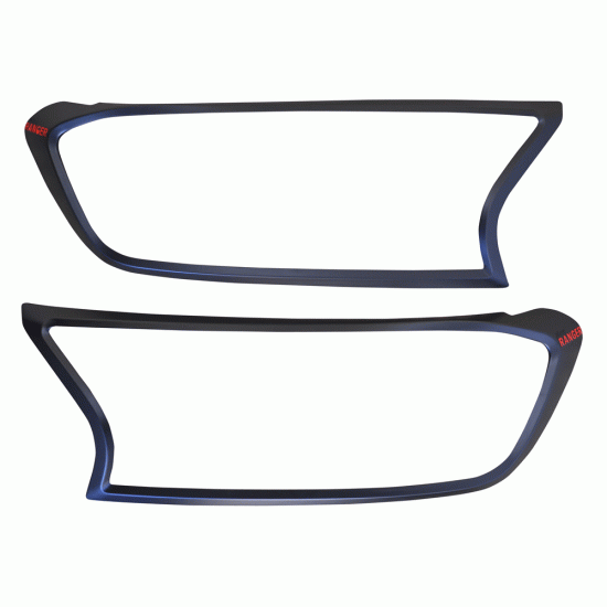 ΕΜΠΡΟΣΘΙΕΣ ΓΡΙΛΙΕΣ ΦΑΝΑΡΙΩΝ ΜΑΡΚΕ, ΣΕ ΜΑΤ ΜΑΥΡΟ GR 103BL-MAR FORD RANGER T7 2017+ & T8 2020+