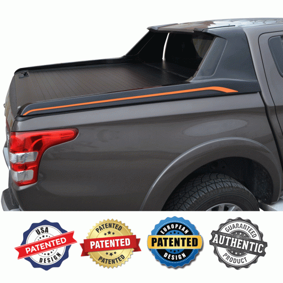 ΚΑΠΑΚΙ ΚΑΡΟΤΣΑΣ ΡΟΛΟ ΑΛΟΥΜΙΝΙΟΥ ΜΕ ΕΡΓΟΣΤΑΣΙΑΚΟΥ ΤΥΠΟΥ ABS ROLL-BAR TEK 2 MAX 9080 ROLL+RB 440ABS FIAT FULLBACK 2016+