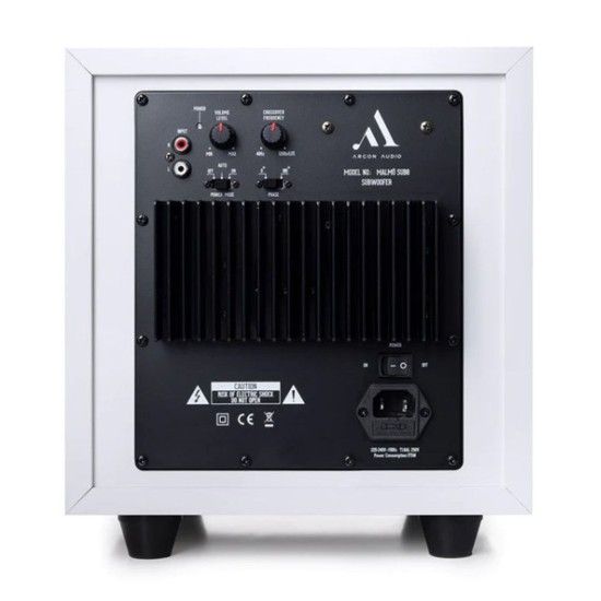 Argon Audio MALMÖ SUB 8 Ενεργό Subwoofer 8" 100W RMS White (Τεμάχιο)