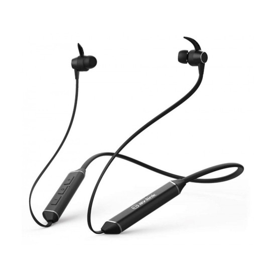 AvLink 100.547UK PowerBand Ασύρματα Ακουστικά Λαιμού με Bluetooth Μαύρο (Τεμάχιο)