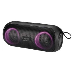 Qtx 100.619UK PartyPod Αδιάβροχο Φορητό Ηχείο Bluetooth με Φωτισμό LED Μαύρο (Τεμάχιο)