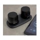 AvLink 100.620UK Sound Shots Ασύρματα Φορητά Ηχεία με Bluetooth 6W RMS Μαύρο (Ζεύγος)