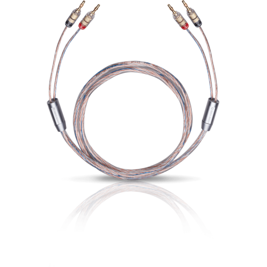 Oehlbach Twin Mix One B Καλώδιο Ηχείων 2 x 3.0 mm² Bananas 5m (Τεμάχιο)