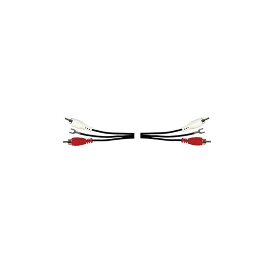 AvLink 109.543UK 2 x RCA Phono με Γείωση - 2 x RCA Phono με Γείωση 1.2m (Τεμάχιο)