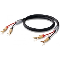 Oehlbach XXL Fusion Two Υψηλής Ποιότητας HPOCC® Καλώδιο Ηχείων με Διχάλες 2,5m Black (Ζεύγος)