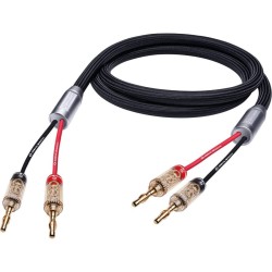 Oehlbach XXL Fusion Two B Υψηλής Ποιότητας HPOCC® Καλώδιο Ηχείων με Banana Plugs 4.5m Black (Ζεύγος)