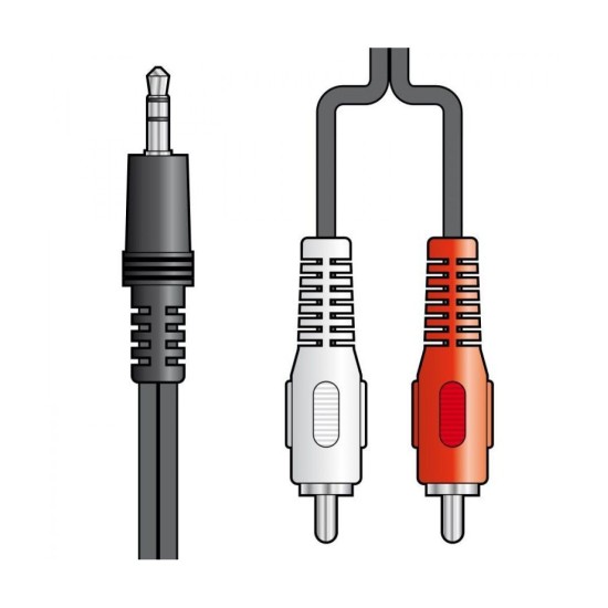 AvLink 112.064UK 3.5mm Stereo Καλώδιο - 2 x RCA 1.2m (Τεμάχιο)