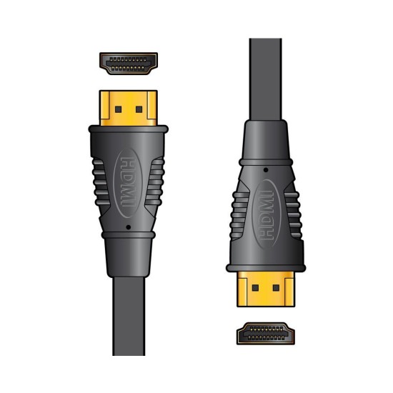 AvLink 112.136UK Καλώδιο HDMI Υψηλής Ταχύτητας 4K 1m Black (Τεμάχιο)