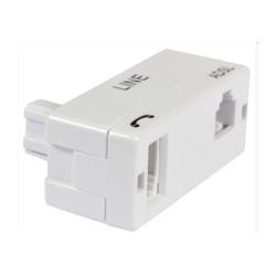 AvLink 113.538UK Αντάπτορας ADSL Filter BT431A Plug – RJ11 Socket + BT431A Socket Λευκός (Τεμάχιο)