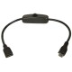 AvLink 113.025UK Καλώδιο επέκτασης Micro USB με διακόπτη τροφοδοσίας 0.25m (Τεμάχιο)