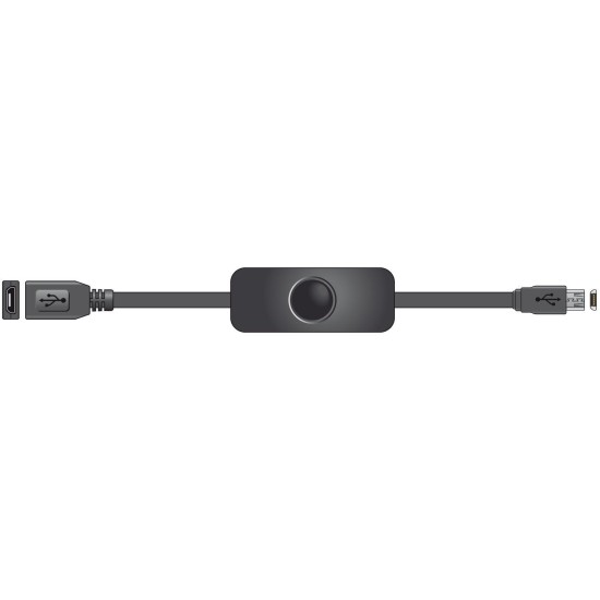 AvLink 113.025UK Καλώδιο επέκτασης Micro USB με διακόπτη τροφοδοσίας 0.25m (Τεμάχιο)