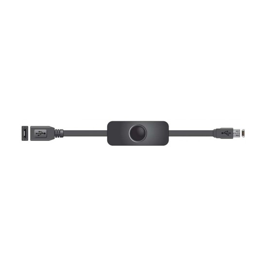 AvLink 113.025UK Καλώδιο επέκτασης Micro USB με διακόπτη τροφοδοσίας 0.25m (Τεμάχιο)