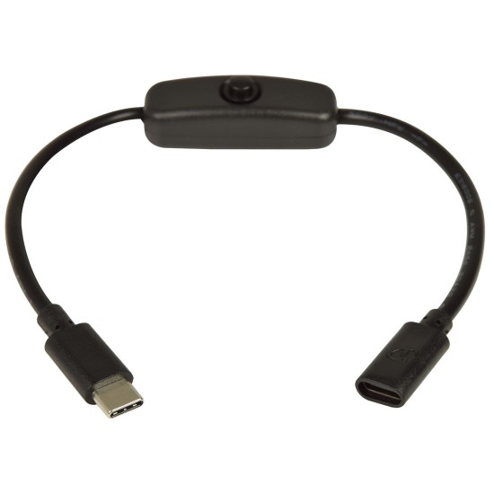 AvLink 113.026UK Καλώδιο Επέκτασης USB Type-C με Διακόπτη Τροφοδοσίας 0,25m (Τεμάχιο)